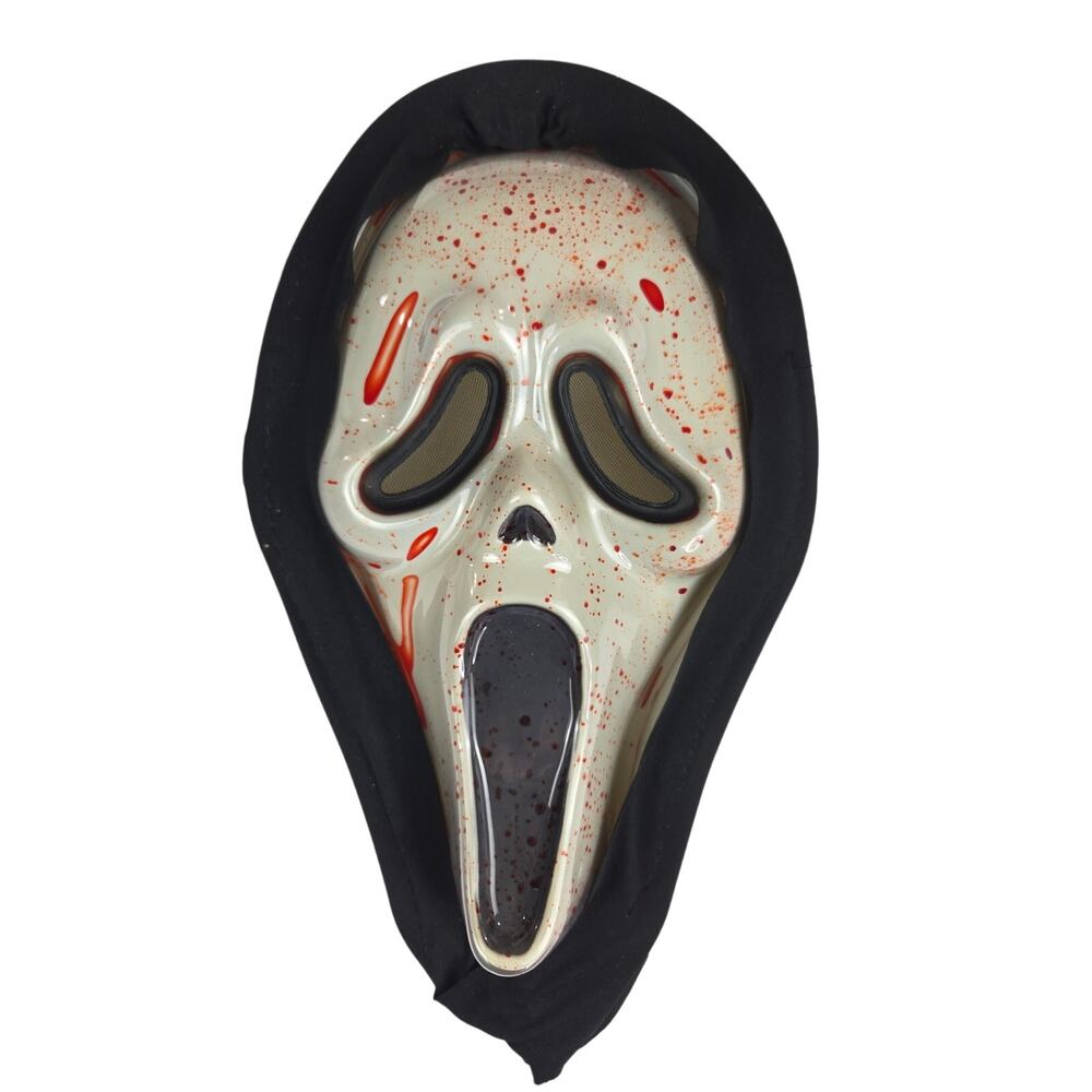 Scream Halloween Bleeding Ghost Mask with blood pump Costume  #774